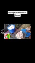 Daging Babi Semur Bali Pedas (spicy pork stew )