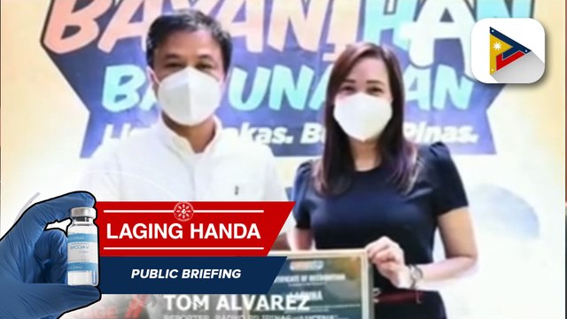 Lalawigan ng Laguna, tumanggap ng pagkilala sa nakamit na number 1 ranking sa naganap na National Vaccination Days