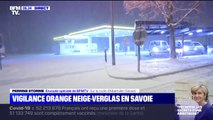 La neige tombe en continu en Savoie ce vendredi matin, jusqu'à 20 cm attendus à Albertville