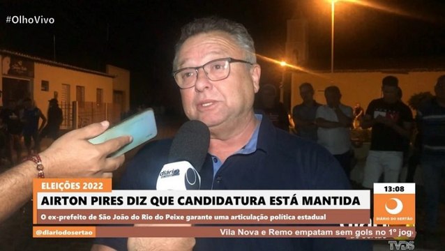 Airton Pires garante que será candidato a deputado estadual e rebate ‘alguns incomodados’