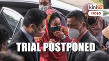 Rosmah's MySejahtera status still orange, graft trial postponed