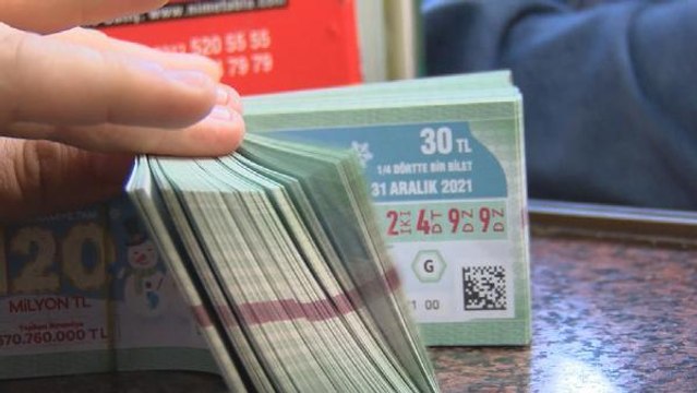 120 MİLYONLUK BÜYÜK İKRAMİYE HEYECANI BAŞLADI; RAĞBET ÇEYREK BİLETE