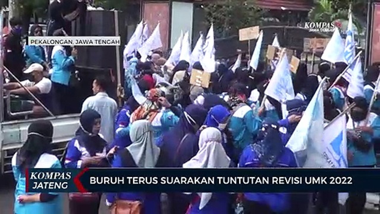 Buruh Terus Suarakan Tututan Revisi UMK 2022