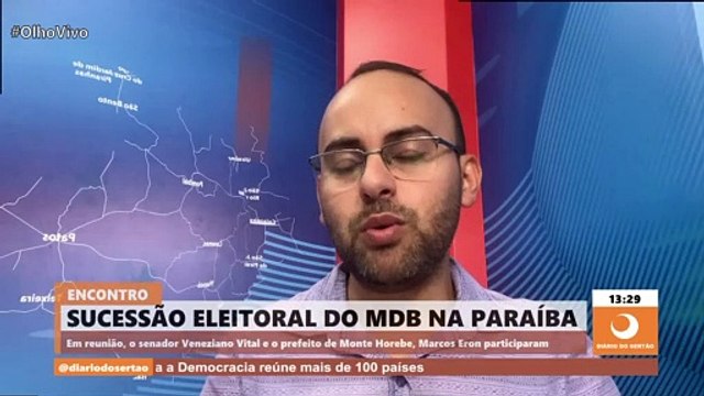 MDB está dividido entre romper com João Azevêdo e candidatura própria ao governo da Paraíba, afirma jornalista