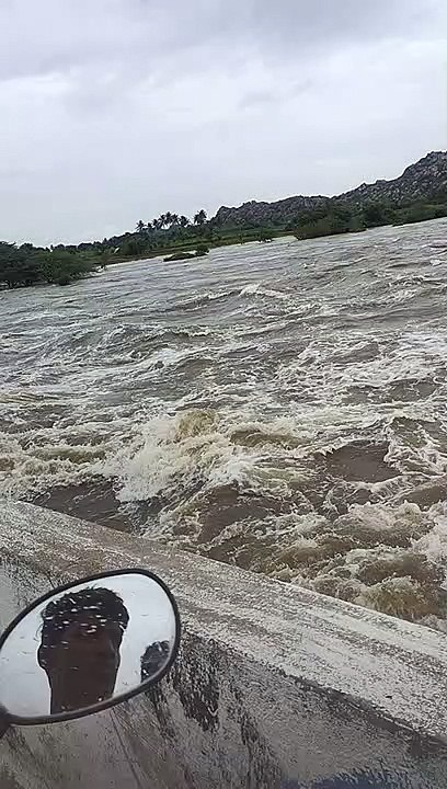 Flood in river 