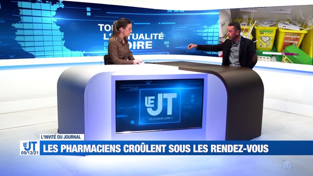 A la Une : Dernière soirée en discothèque / Les pharmaciens croulent sous les demandes / Chantal Thomass à Saint-Etienne