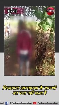 मुरैना : पेड़ से लटका मिला रामलीला देखने गए युवक का शव
