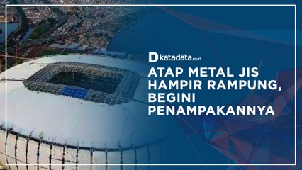 Atap Metal JIS Hampir Rampung, Begini Penampakannya I Katadata Indonesia