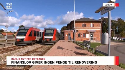 Download Video: Østbanen er ikke på Finansloven | Finanslov giver ingen penge til renovering | Lokaltog | 08-12-2020 | TV2 ØST @ TV2 Danmark