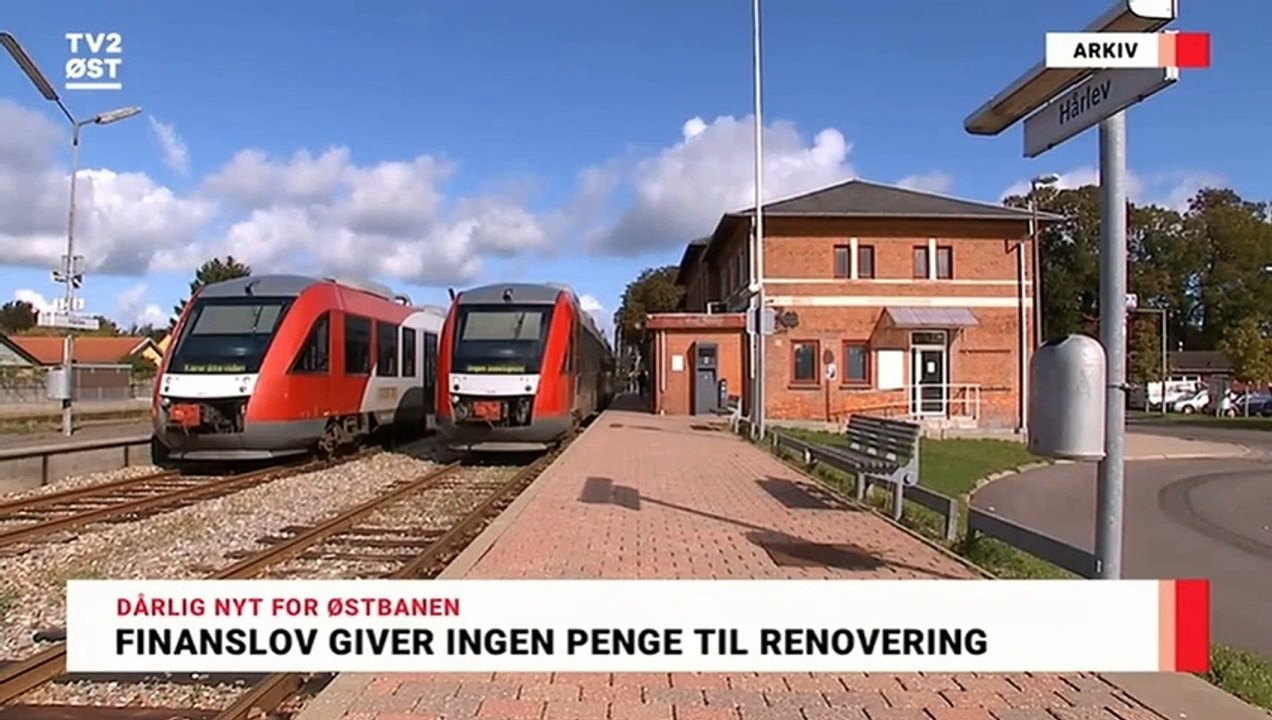 Østbanen er ikke på Finansloven | Finanslov giver ingen penge til renovering | Lokaltog | 08-12-2020 | TV2 ØST @ TV2 Danmark