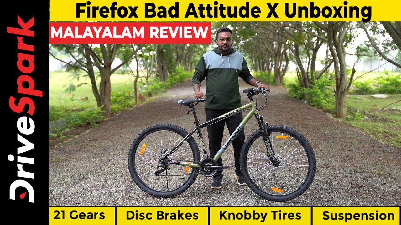 Firefox Bad Attitude X Unboxing & First Look Malayalam Review | 21 Gears, MTB, Disc Brakes & More