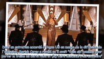 Mariah Carey - découvrez l'incroyable poids de sa somptueuse robe glitter de Noël