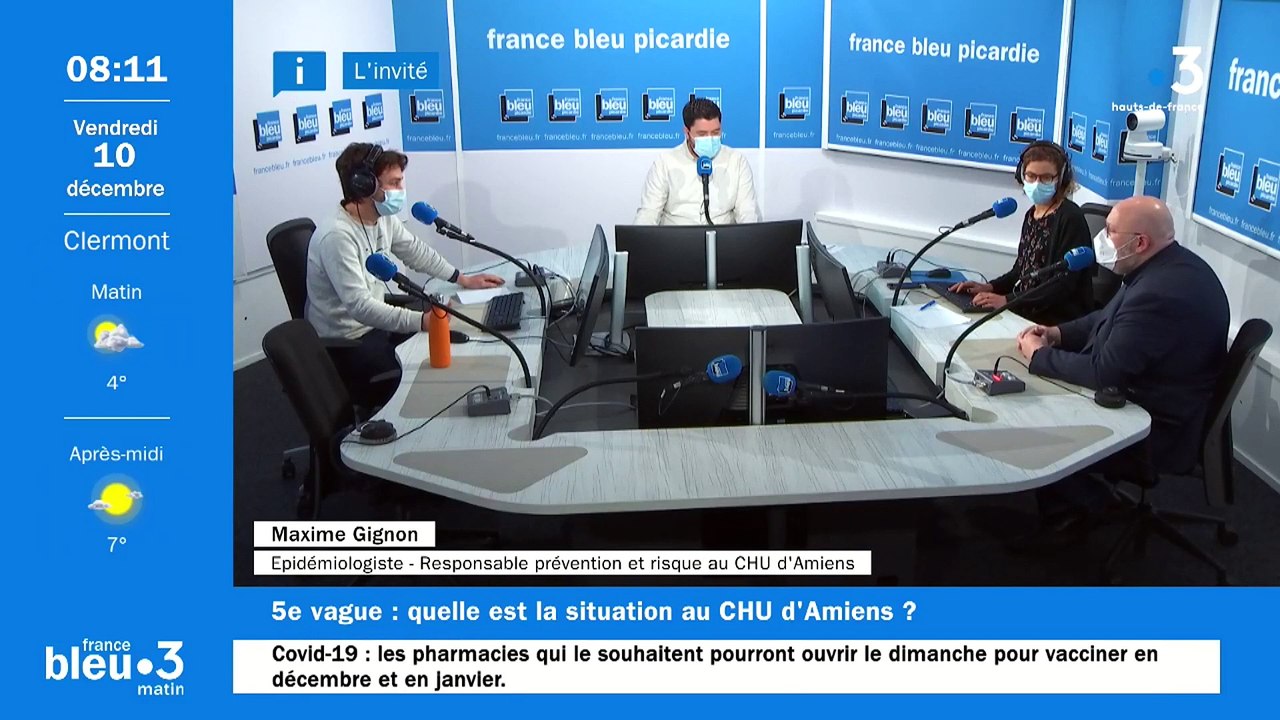 Covid : "On s'attendait à cette 5e vague", confie Maxime Gignon, épidémiologiste au CHU d'Amiens