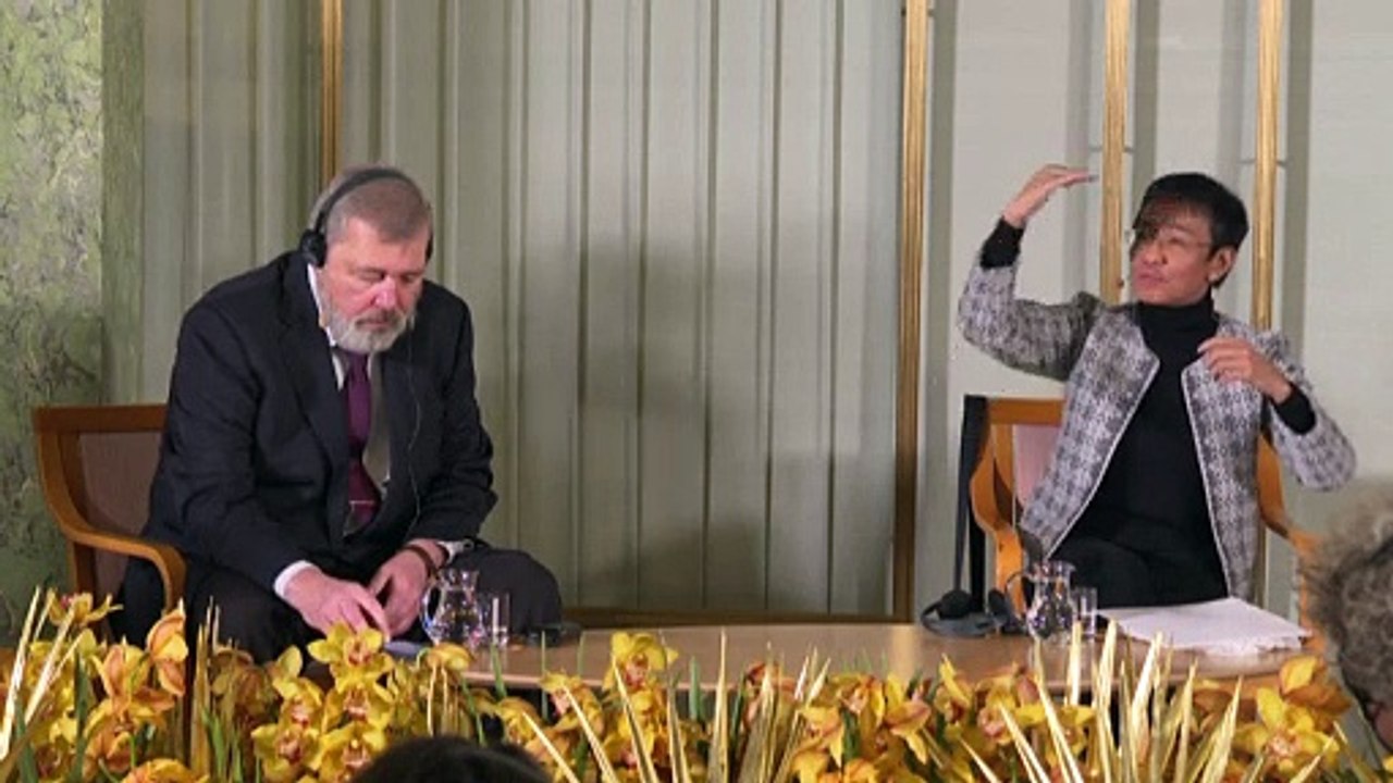 Les Nobel de la Paix prennent la parole : "si nous rejetons la démocratie, nous acceptons la guerre"