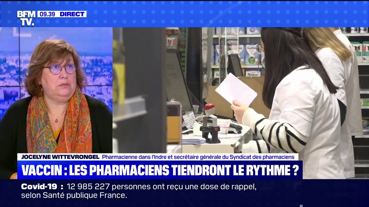 Tests et vaccinations le dimanche en pharmacie: "Sur la base du volontariat, ça n'est pas un problème", selon Jocelyne Wittevrongel (syndicat des pharmaciens)
