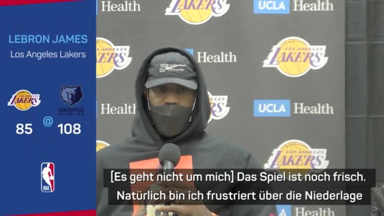Trotz Rekord: LeBron 'frustriert' über Lakers-Form