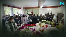 Congress leader Rahul Gandhi pays tribute to Bipin Rawat