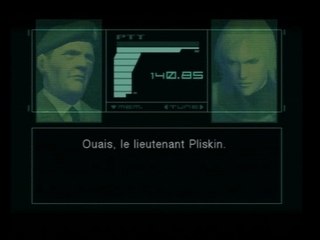 MGS2: 46 Codec Raiden au rapport