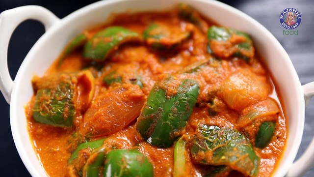 Capsicum Masala Curry Recipe | Shimla Mirch Curry | MOTHER'S RECIPE | Restaurant Style | Side Dish