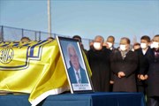 Ankaragücü'nün vefat eden Onursal Başkanı Cemal Aydın için cenaze töreni düzenledi