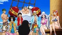 Nami and Robin bikini scene - One Piece Film