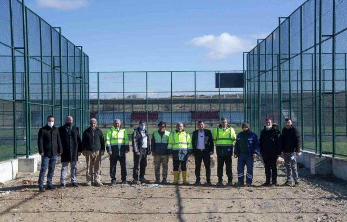 Başkan Işık: "Yoncalı Spor Tesisleri 19 Mayıs 2022 tamamlanacak"