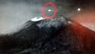 UFO in Mexico Flying into Popocatepetl Volcano
