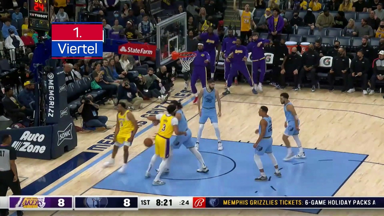 Highlights: Lakers stolpern trotz LeBron-Rekord