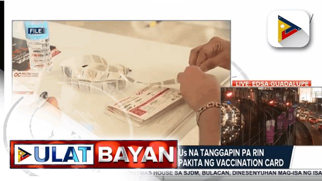 DILG, nanawagan sa LGUs na tanggapin pa rin ang mga biyaherong magpapakita ng vaccination card