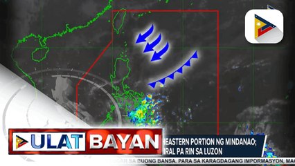 Shear line, nakaaapekto sa Northeastern portion ng Mindanao; Northeast monsoon, iiral pa rin sa Luzon
