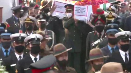 Rawat and his wife's mortal remains brought to Barar square