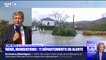 Inondations dans le Sud-Ouest: le préfet des Pyrénées-Atlantiques signale que l'eau commence à envahir l'autoroute A63