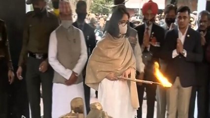 Watch: General Bipin Rawat's daughters perform last rites
