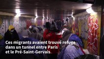 Près de Paris, des dizaines de migrants évacués d'un campement sous le périphérique