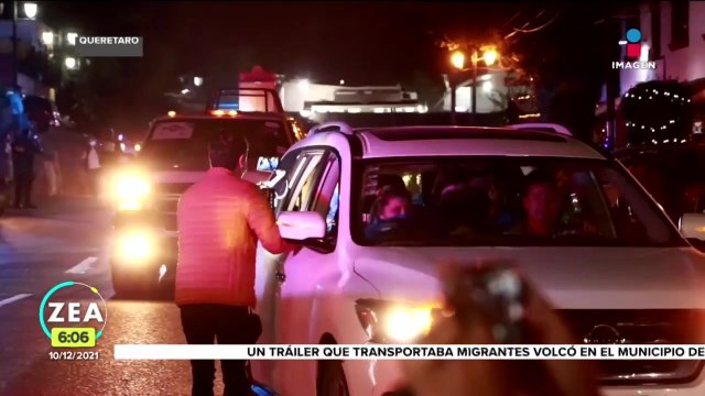 Caravana migrante de paisanos regresa por las fiestas decembrinas