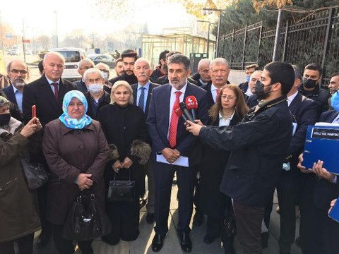 Milli Yol Partisi'nin kuruluş dilekçesi İçişleri Bakanlığı'na verildi