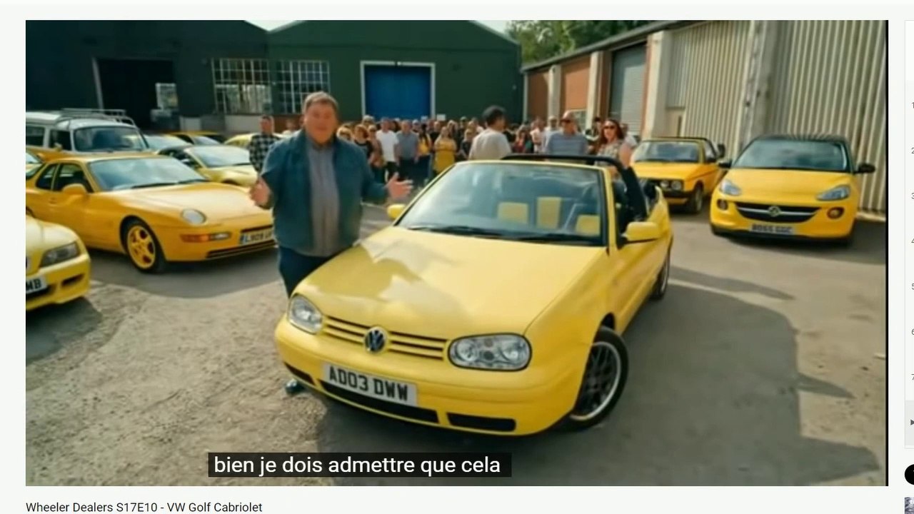 CONCESSIONNAIRES DE ROUES S17E10 - VW Golf Cabriolet