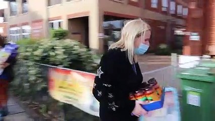 Priory School in Southsea makes a Christmas delivery to St Margaret's food bank