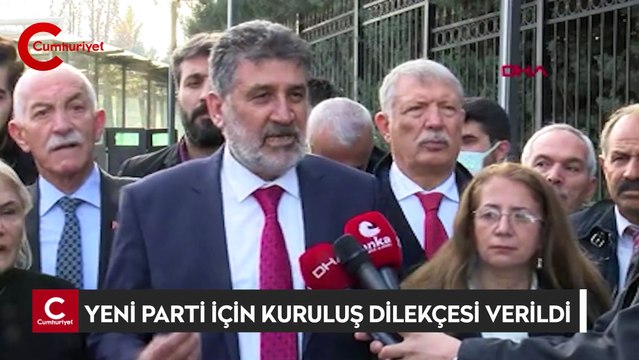 Milli Yol Partisi'nin kuruluş dilekçesi İçişleri Bakanlığı'na verildi