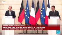 REPLAY - Rencontre Macron-Scholz : les deux dirigeants disent vouloir renforcer l'Union européenne