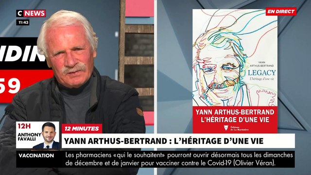 Le photographe Yann Arthus-Bertrand dans Morandini Live sur CNews: Depuis les années 1970, je vote vert. J'ai l'impression de voter beaucoup plus par romantisme que par efficacité - VIDEO