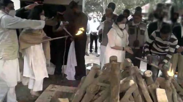 CDS General Bipin Rawat and wife Madhulika laid to rest