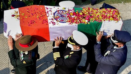 Bipin Rawat cremated with full military honours in Delhi