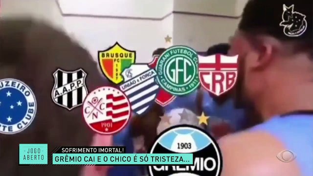 XIIIIII, AGORA LASCOU! Grêmio foi rebaixado para a Série B do Brasileirão e a zoeira não teve fim! E, claro, sobrou tudo para o Chico Garcia...#jogoAberto