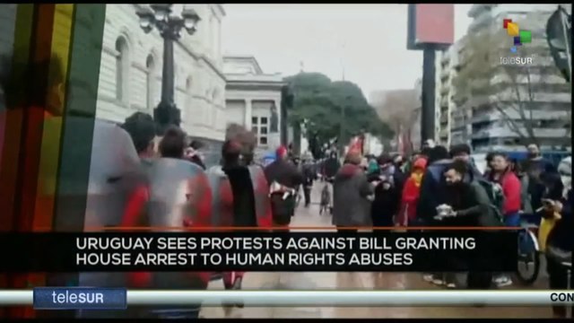 FTS 10:30 10-12: Uruguay see protests against bill granting house arrest to human right abuses