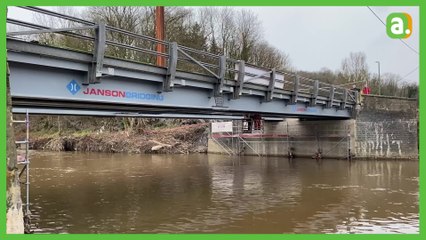 À Goffontaine, le pont de Louheau provisoire sera accessible le 17 décembre