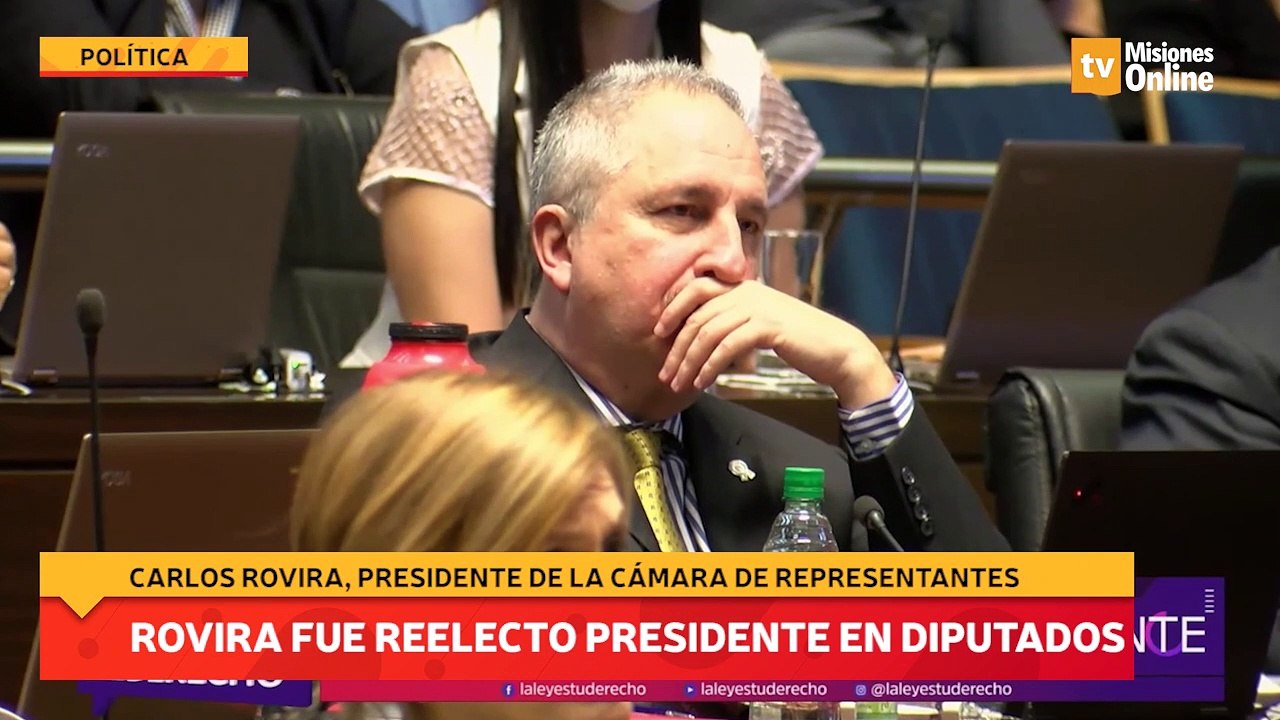 Rovira fue reelecto presidente en Diputados