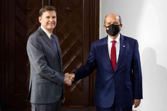 Son dakika haberleri | KKTC Cumhurbaşkanı Tatar, BM Kıbrıs Özel Temsilcisi Stewart'ı kabul ettiTatar: Kıbrıs'ta bulunacak çözümün, adil, pratik, eşit, uygulanabilir ve...