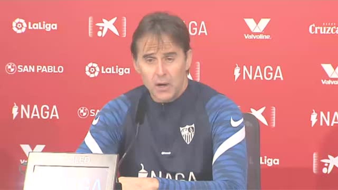 Lopetegui dice que la caída en Champions debe poner "la piel más dura" al Sevilla