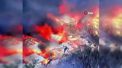 Şili'de orman yangını; 120'den fazla ev küle döndü